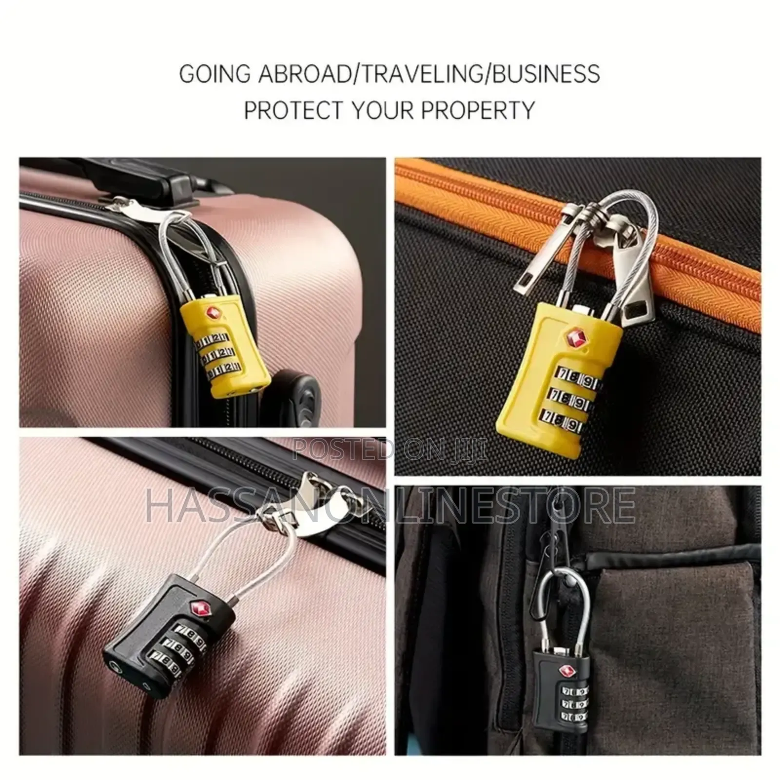 Coteci TSA Customs Code 3 Digit Combination Lock