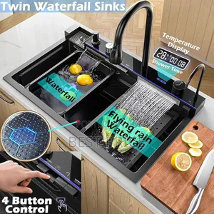 Kitchen Sink, 31.5 Inch Drop in Kitchen Sinks Workstation .