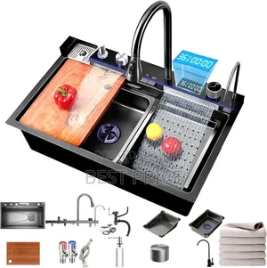 Kitchen Sink, 31.5 Inch Drop in Kitchen Sinks Workstation .