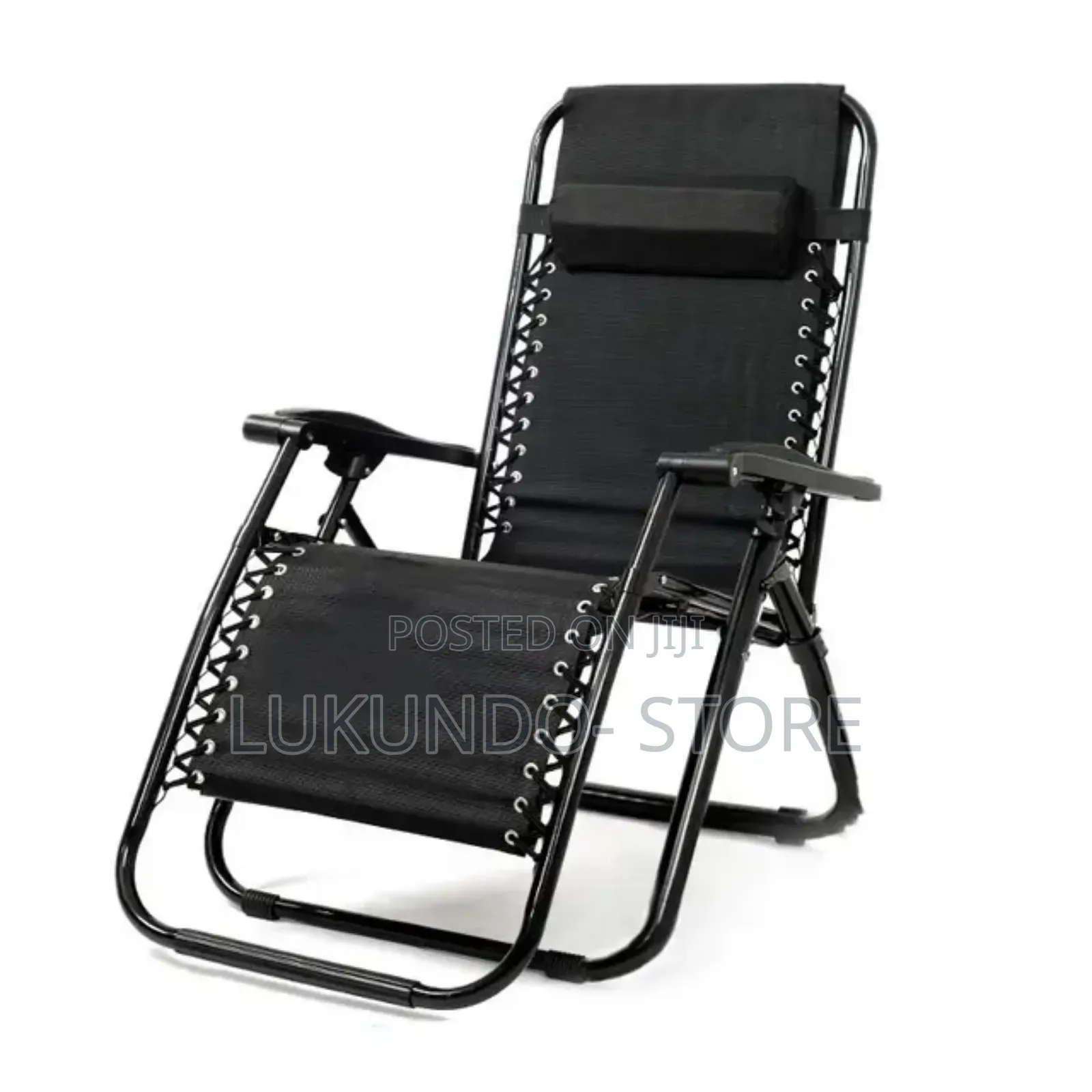1pc Folding Foldable Outdoor Lounge Reclining Beach Chair