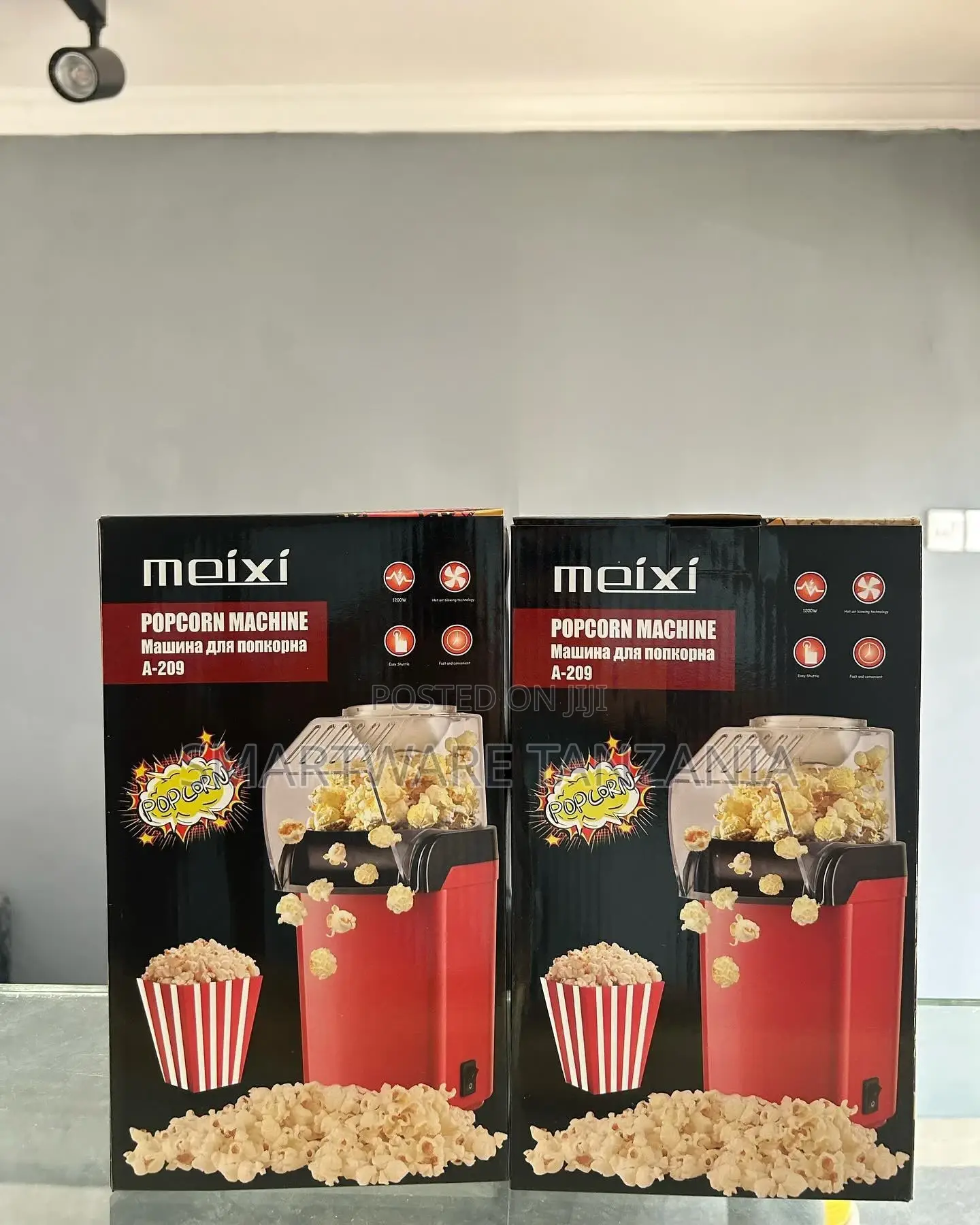 Home Electric Oil Free Po-pcorn Maker, Po-pcorn Machine