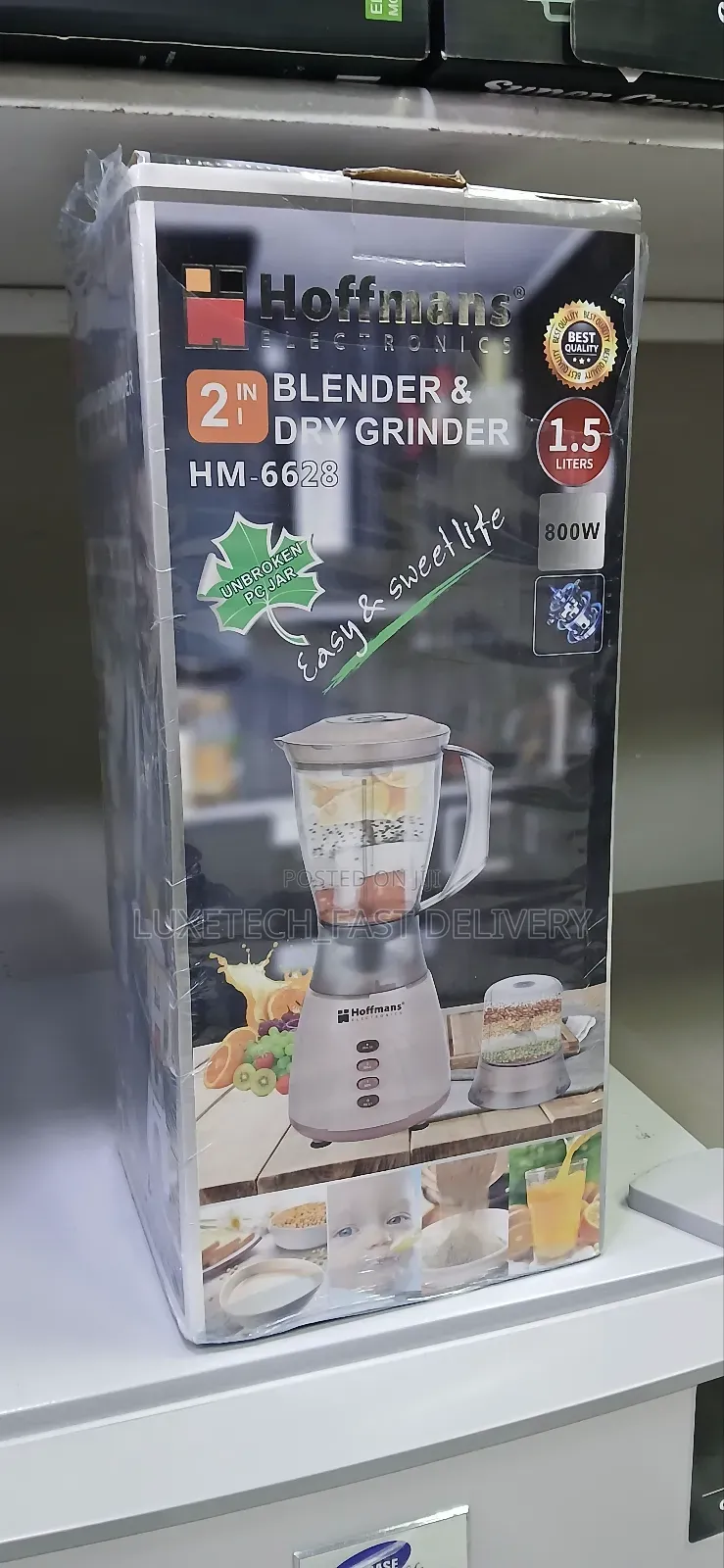 Hoffmans Blender 1.5 Litres With Unbreakable Jar