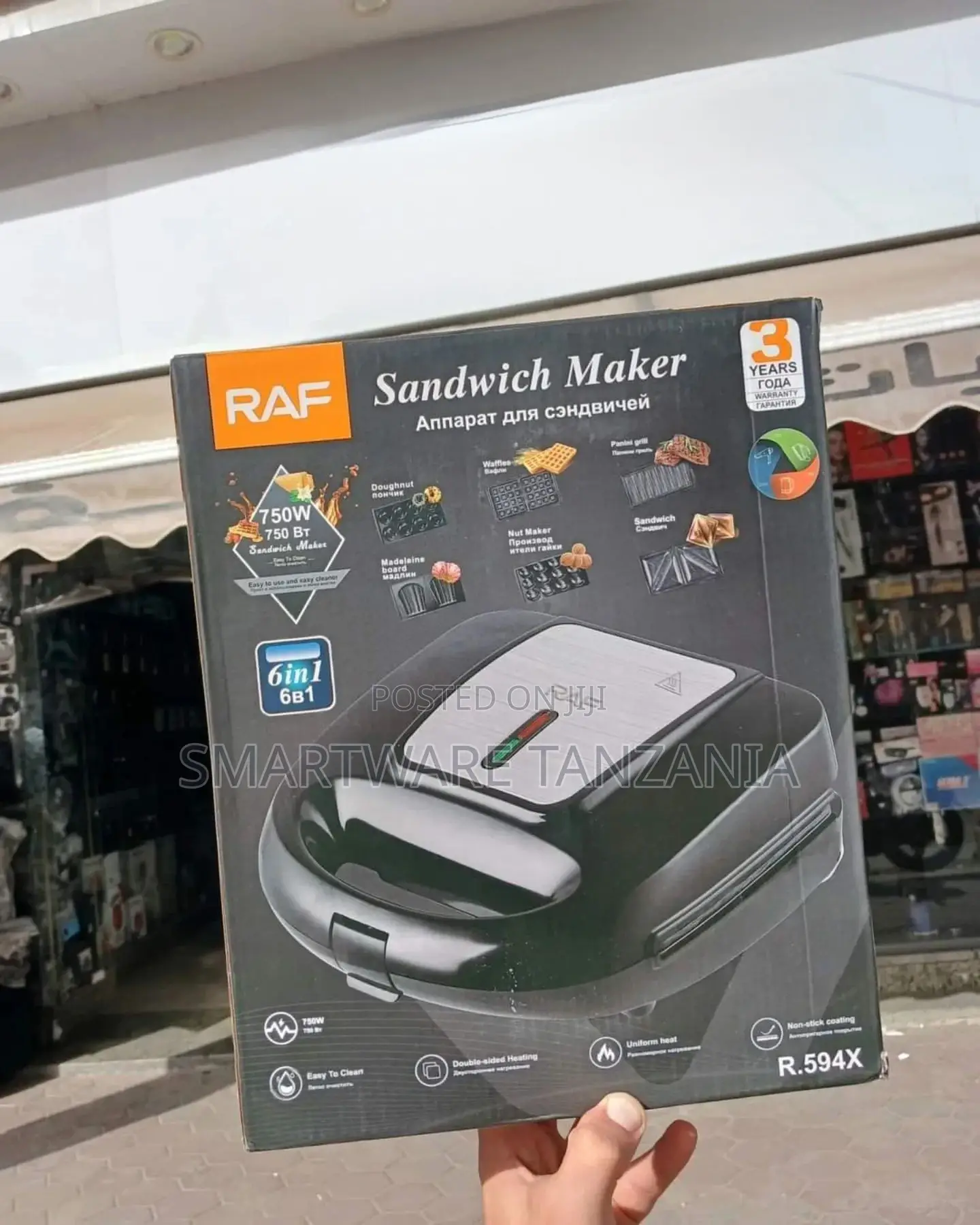 Waffle Maker Sandwich Maker 6in1 Donut Plate Non-stick Plate
