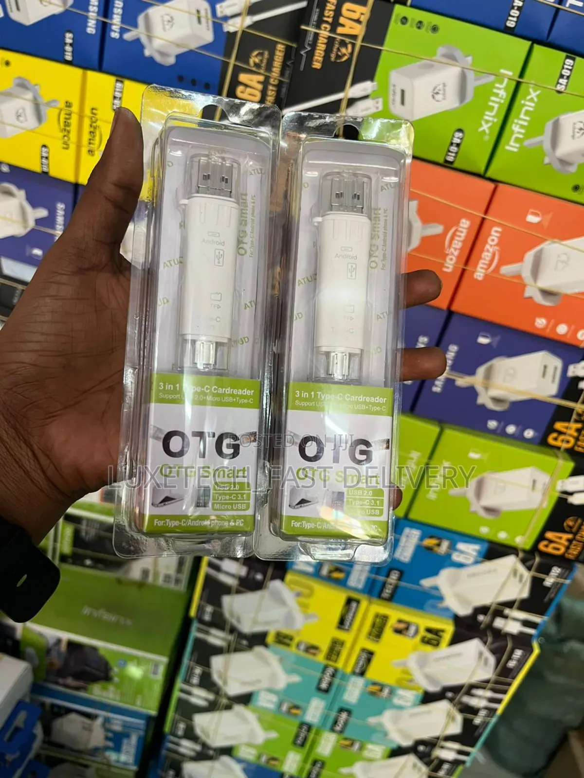 3 in 1 Type-C OTG Card Reader
