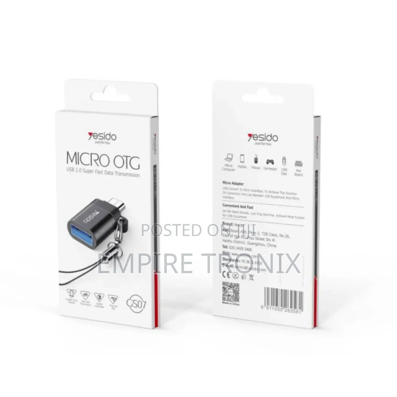 Yesido GS07 Mobile Phone Convertor Micro Card Reader OTG