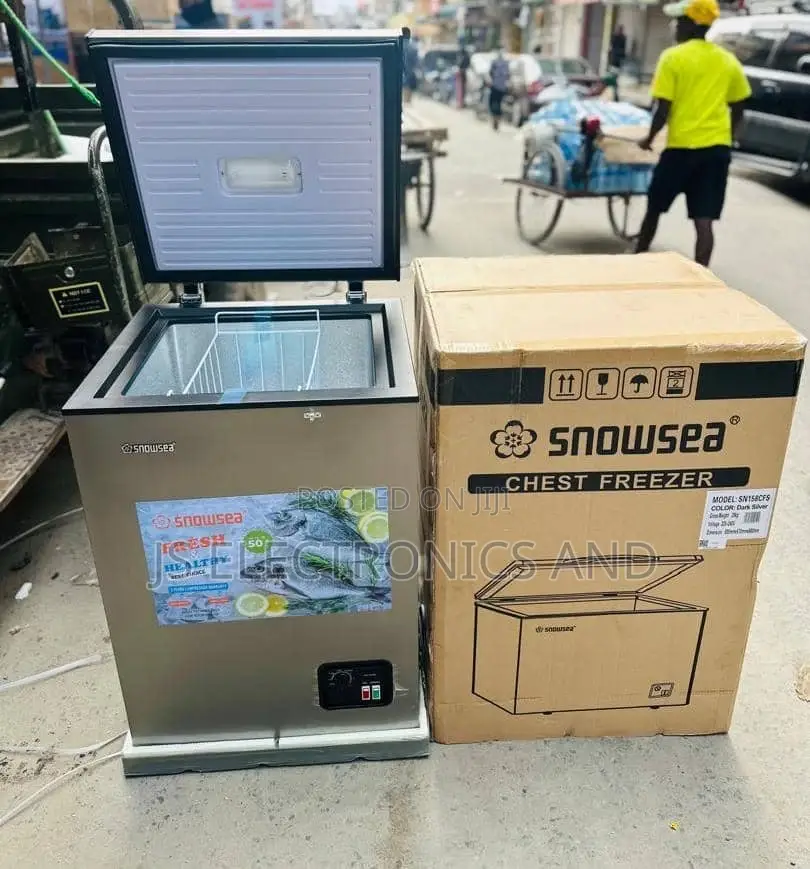Big Offer % SNOW SEA CHEST FREEZER Mlango Mmoja Ni 120 Liter