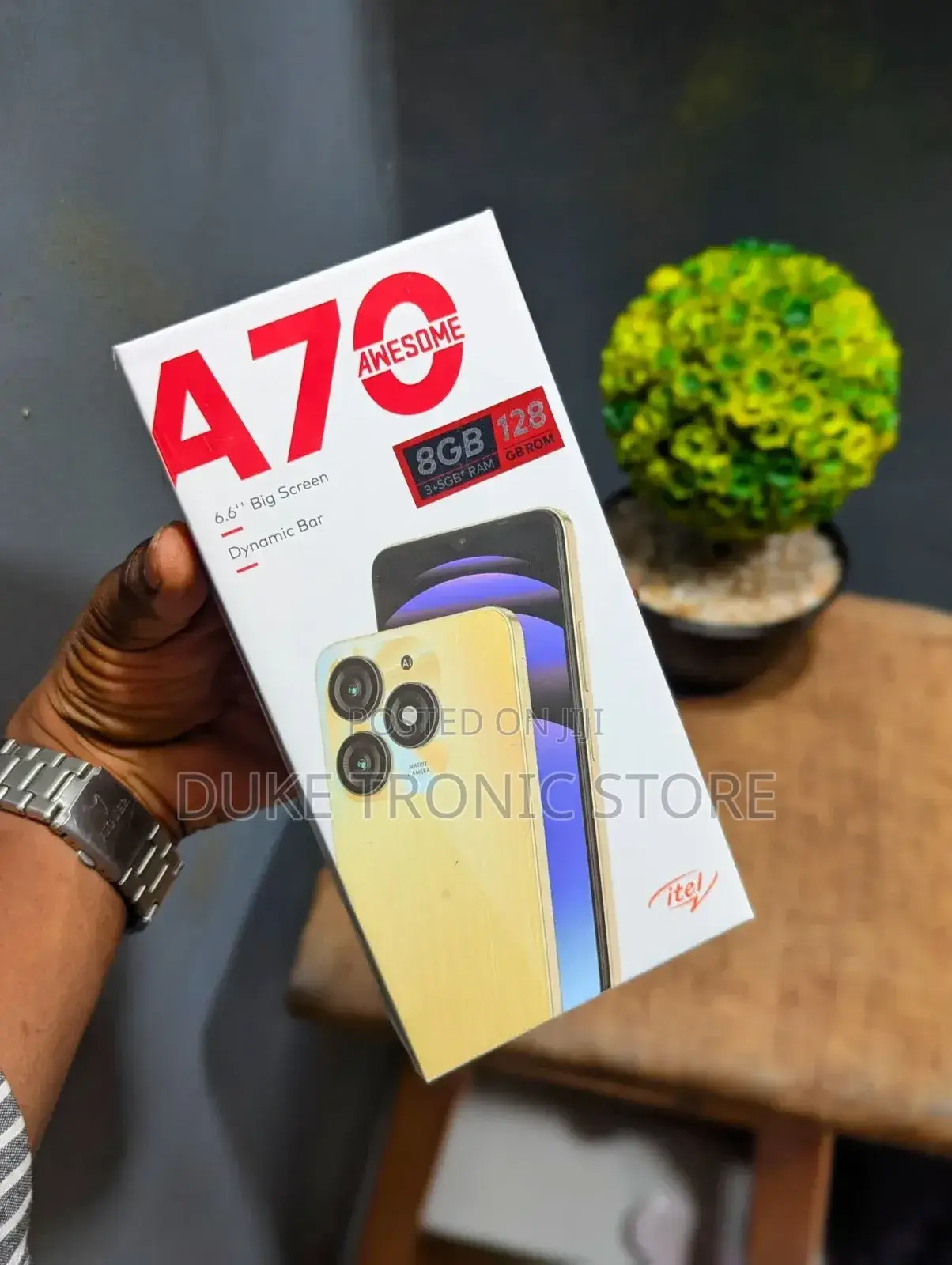New Itel A70 128 GB Gold