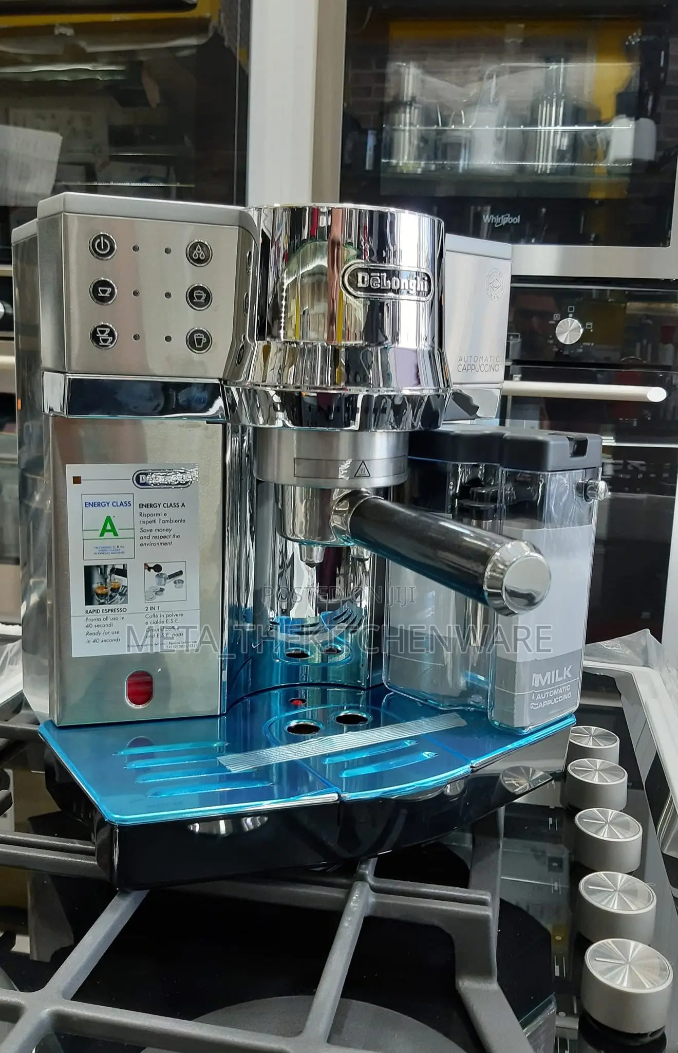De'longhi Pump Espresso Coffee Machine, 15 Bar Ec 850.M