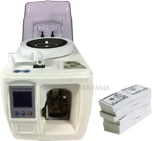 Banknotes Binding Strapping Machine Money Note Paper Packing