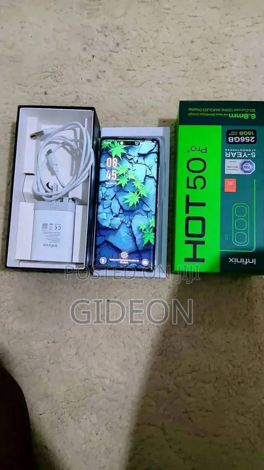 New Infinix Hot 50 Pro+ 4G 128 GB White