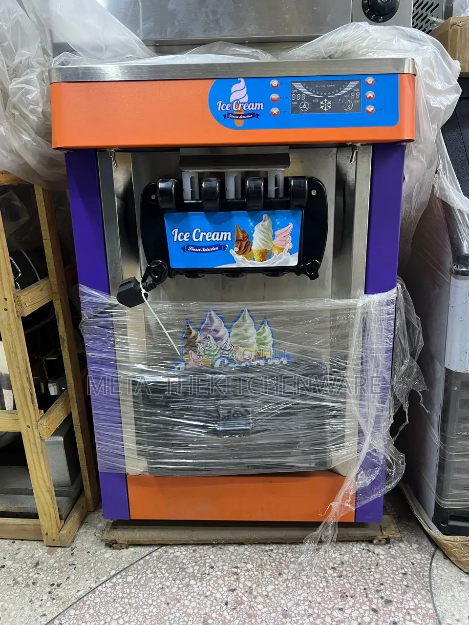 Commercial Countertop Ice Cream Maker Machine