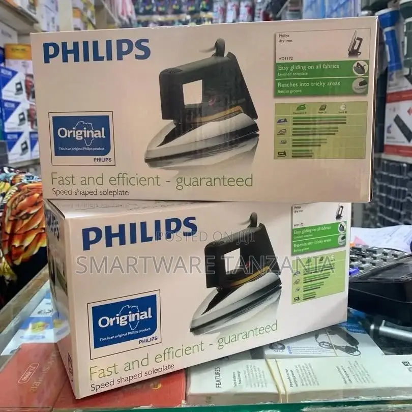 Electric Iron | 1000W Dry Iron (Press) | Non-stick Soleplate