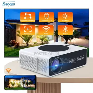 New Smart Android 12 Outdoor Projector 1080p 900 ANSI LUMENS