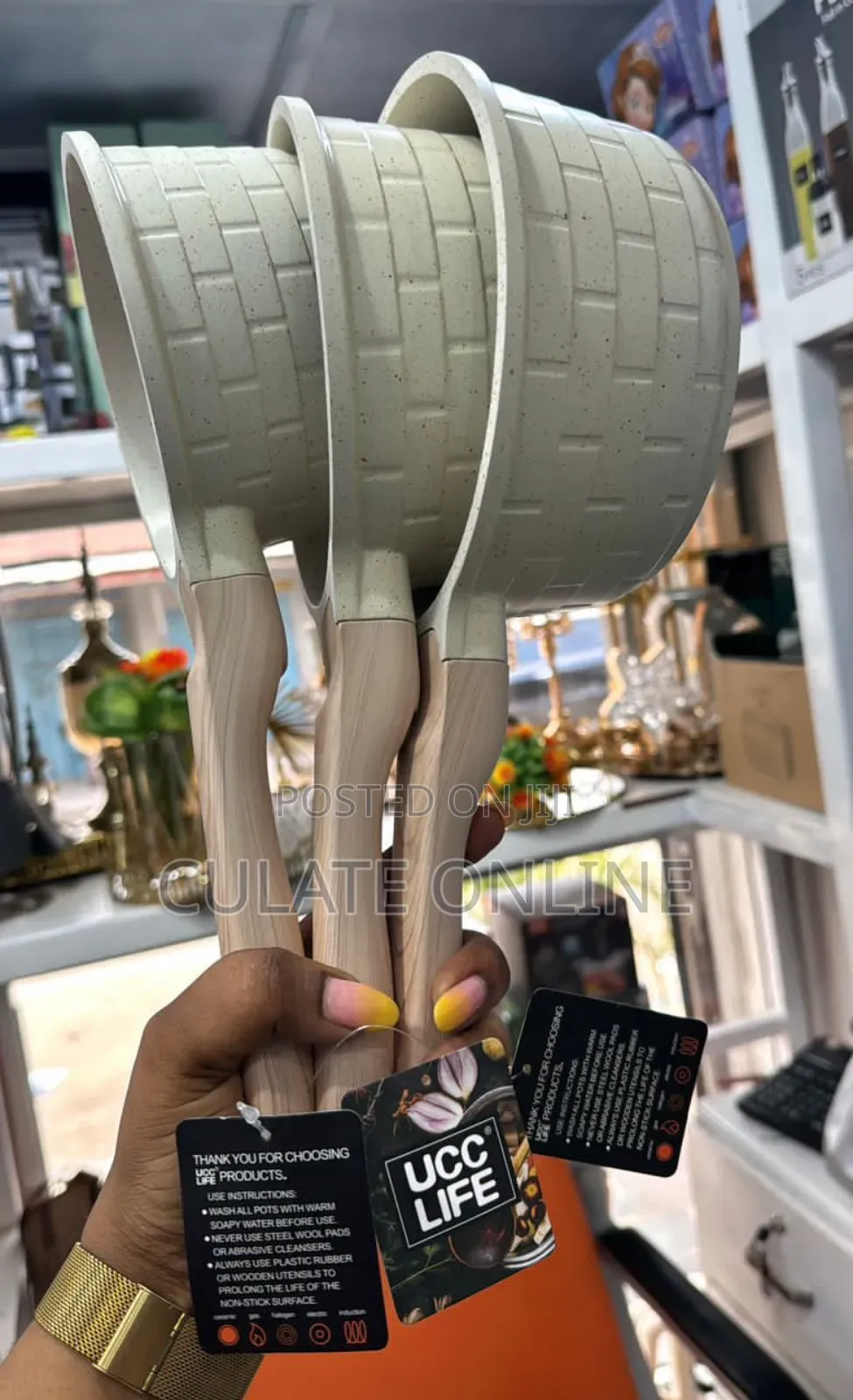 3pcs Non-Stick Sauce Pans