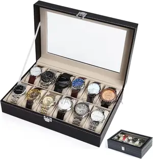 Watch Box Watch Holder Watches Organizer Display Storage Box