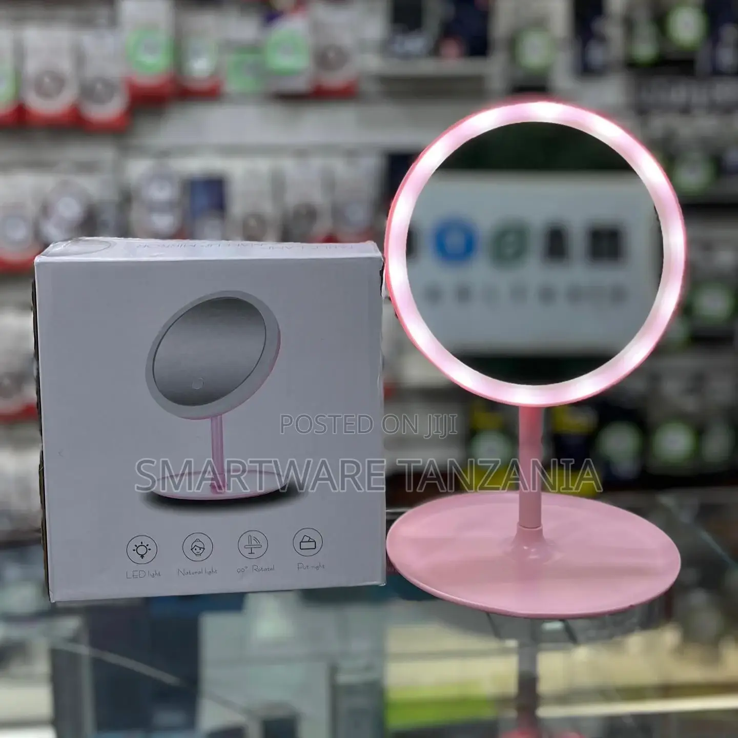 Light Up Mirror for Travel, Portable Cosmetic LED Mirror