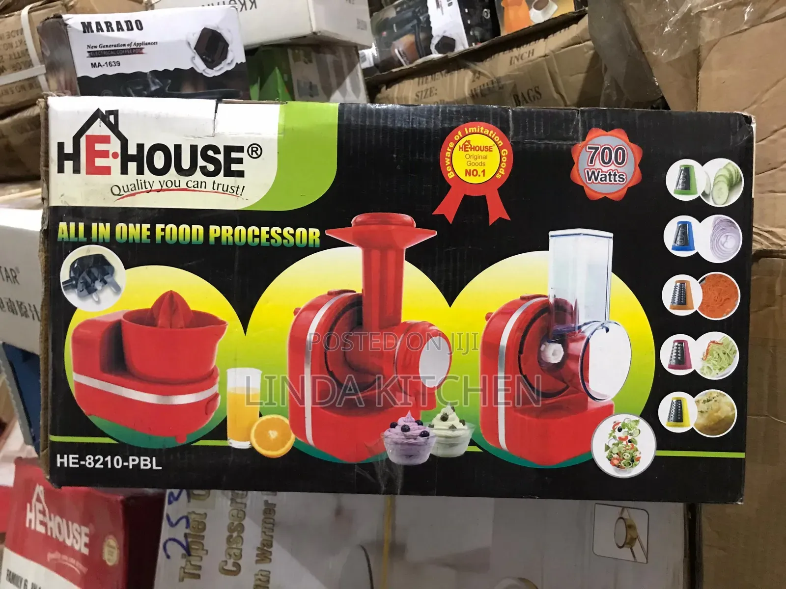 He-House All in One Food Processor 700w