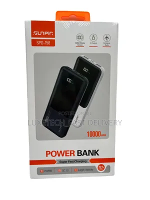 Sunpin Powerbank 10000mah Super Fast Charging