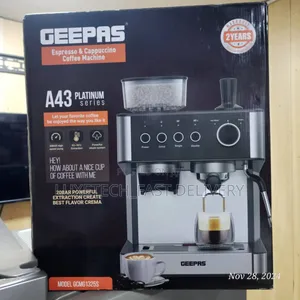 Geepas Espresso and Cappuccino Coffee Machine- GCMG1325S