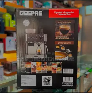 Geepas Espresso and Cappuccino Coffee Machine 20 Bar