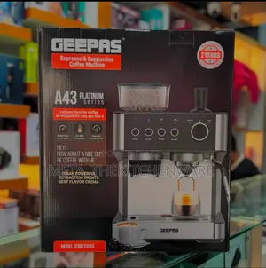 Geepas Espresso and Cappuccino Coffee Machine 20 Bar