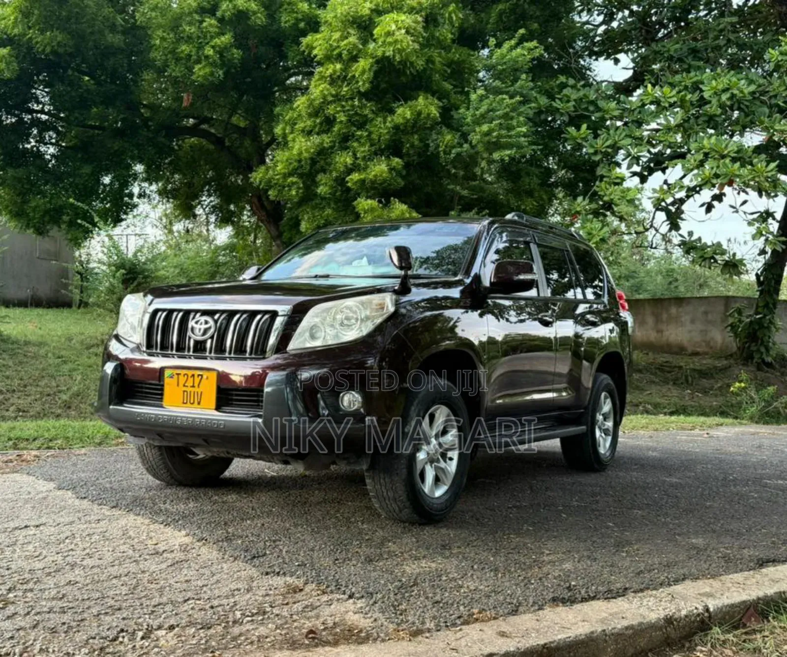 Toyota Land Cruiser Prado 2010 Burgundy