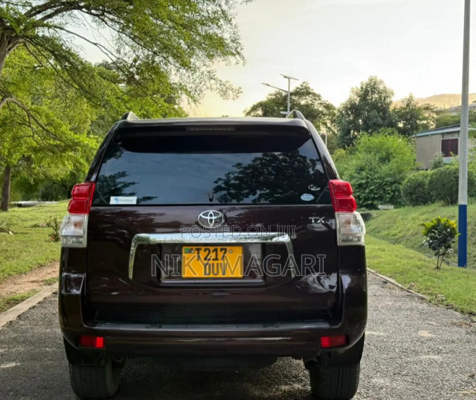 Toyota Land Cruiser Prado 2010 Burgundy