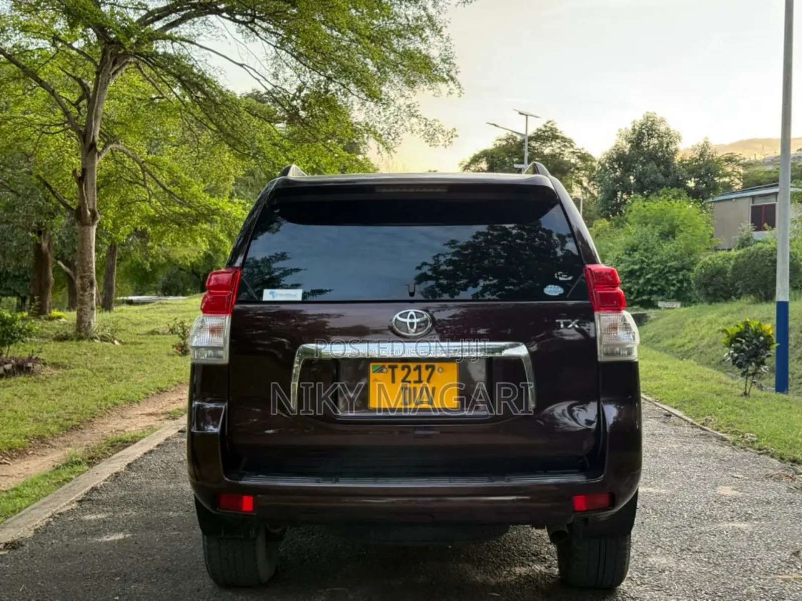 Toyota Land Cruiser Prado 2010 Burgundy
