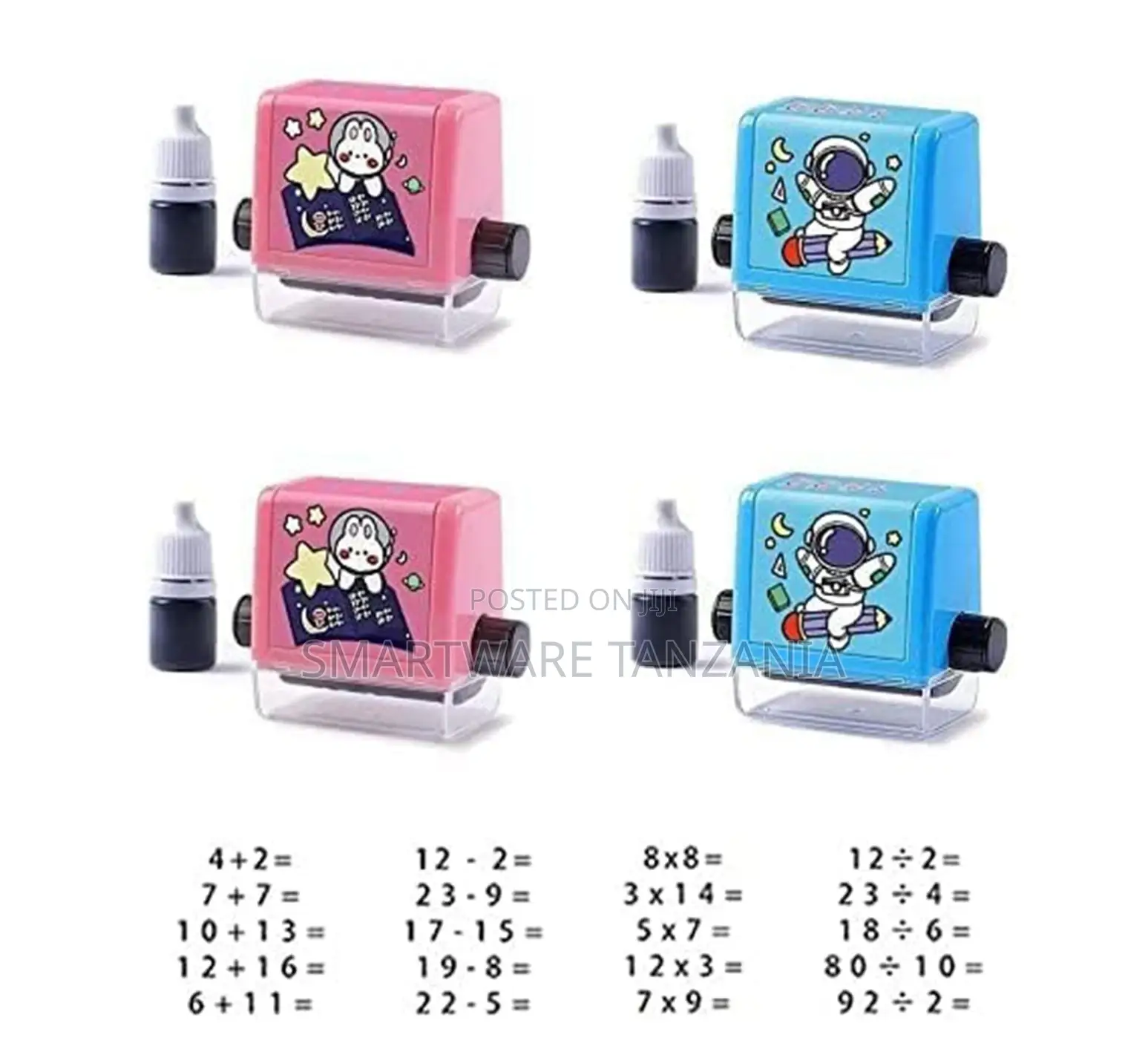 Math Roller Stamp For Addition, Subtraction, Multiplication
