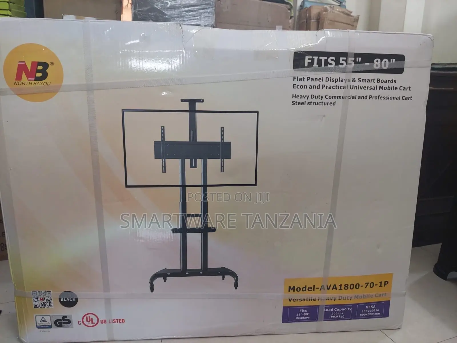 TV Stand It Can Move TV Stand Height Adjustable Carrier Tray