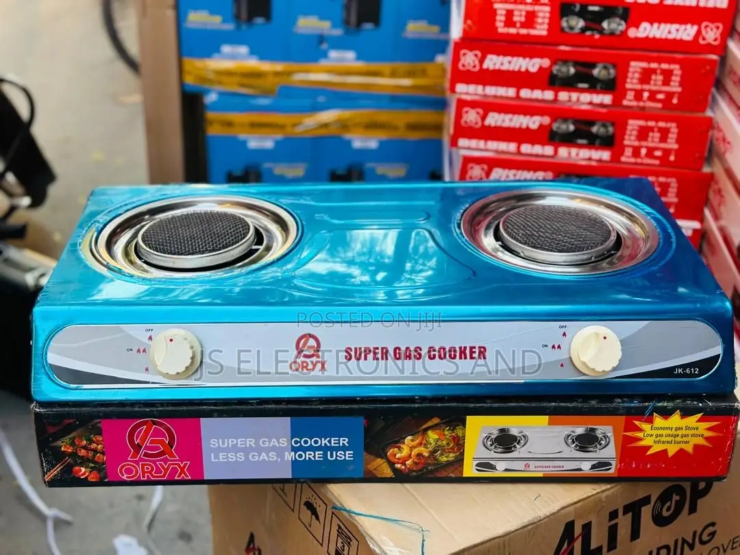 JIKO ORYX 2plate, Za Nyavu Gas Inatumia Kidogo Ni Imara Sana