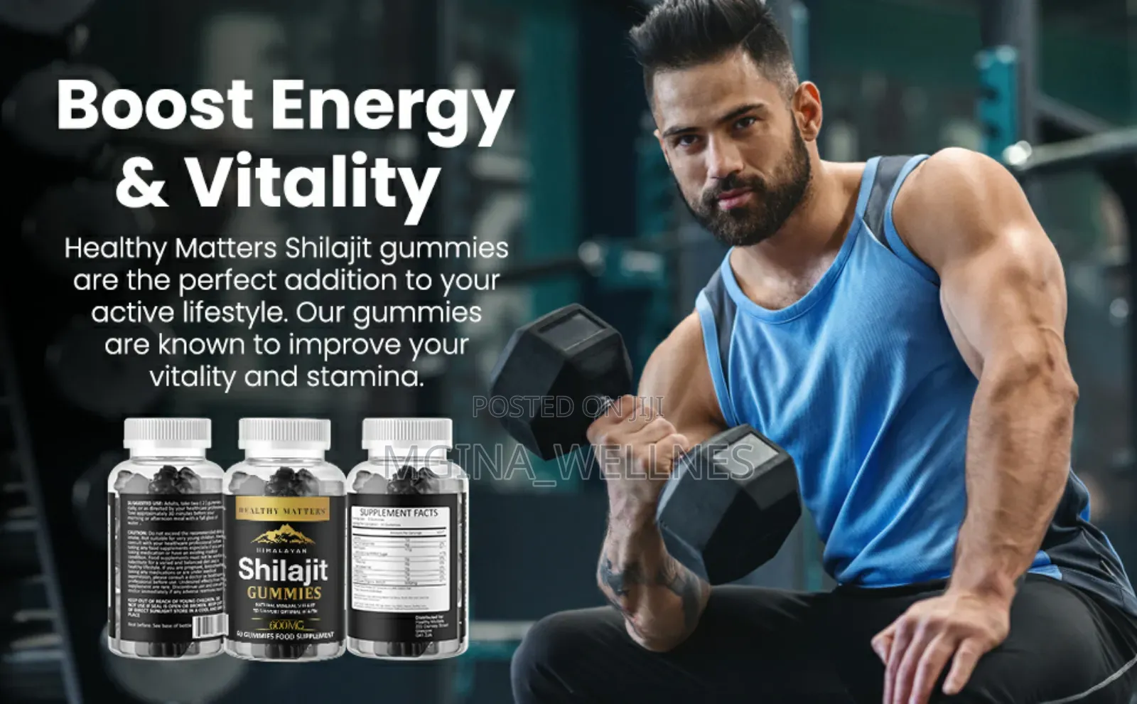 Pure Himalayan Organic Shilajit Extract Gummies