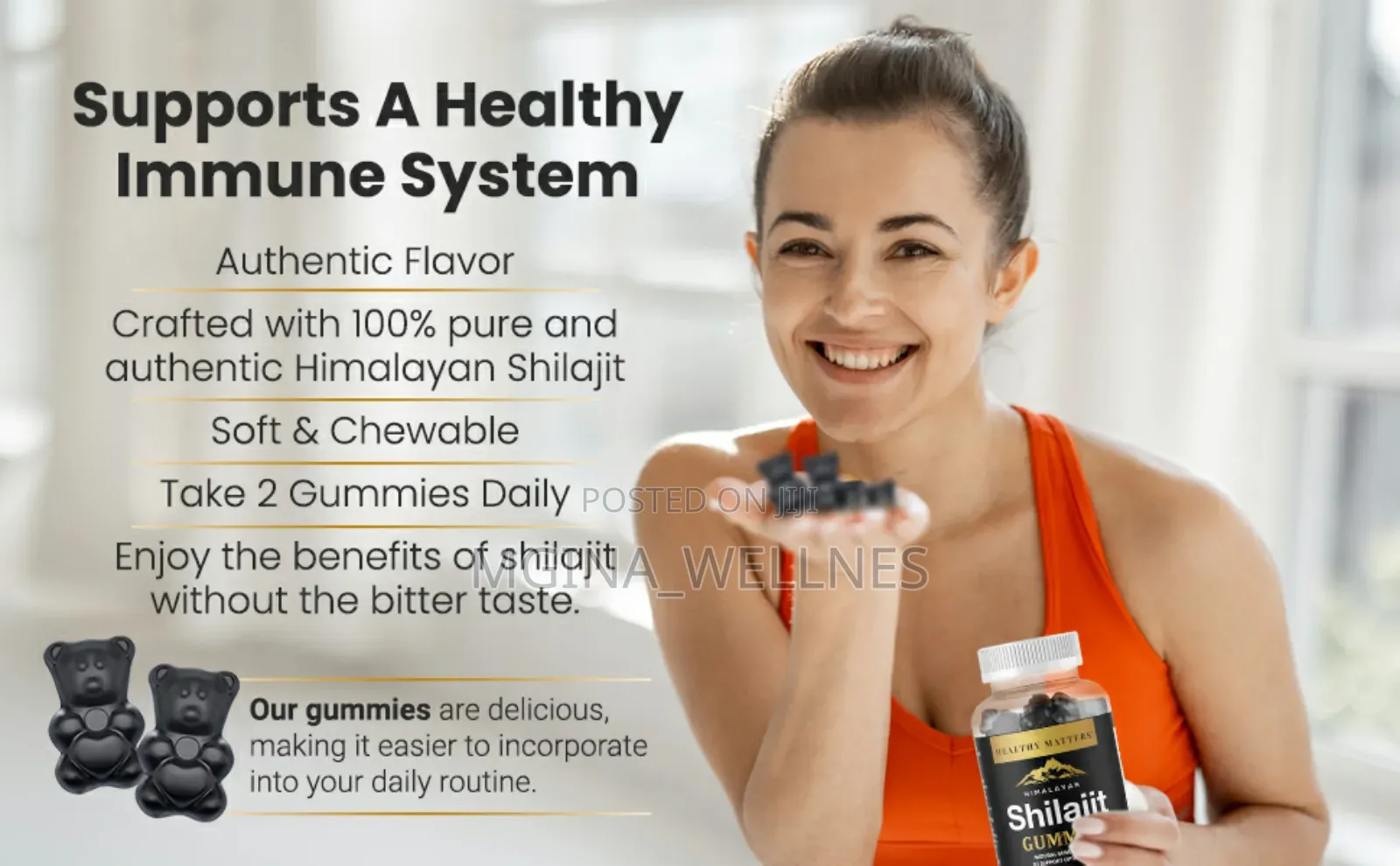 Pure Himalayan Organic Shilajit Extract Gummies