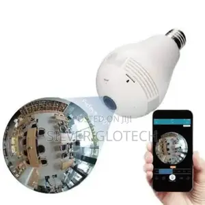 CCTV Bulb Security Camera V380pro Una Connect Na Simu Pia