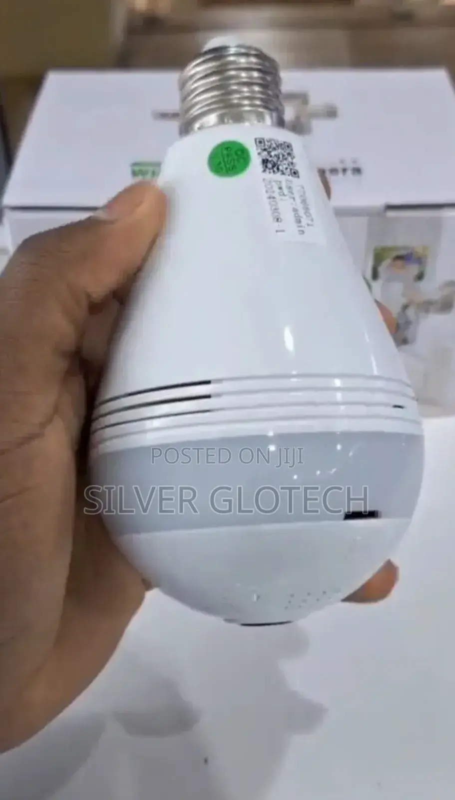Bulb CCTV Camera Usiku Inawaka Na Unaweza Connect Na Simu