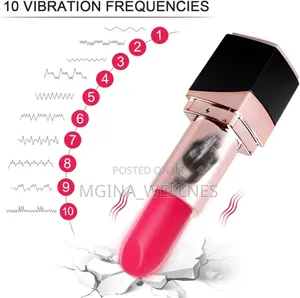 Lipstick Clitoris and Nipples Vibrator for Women
