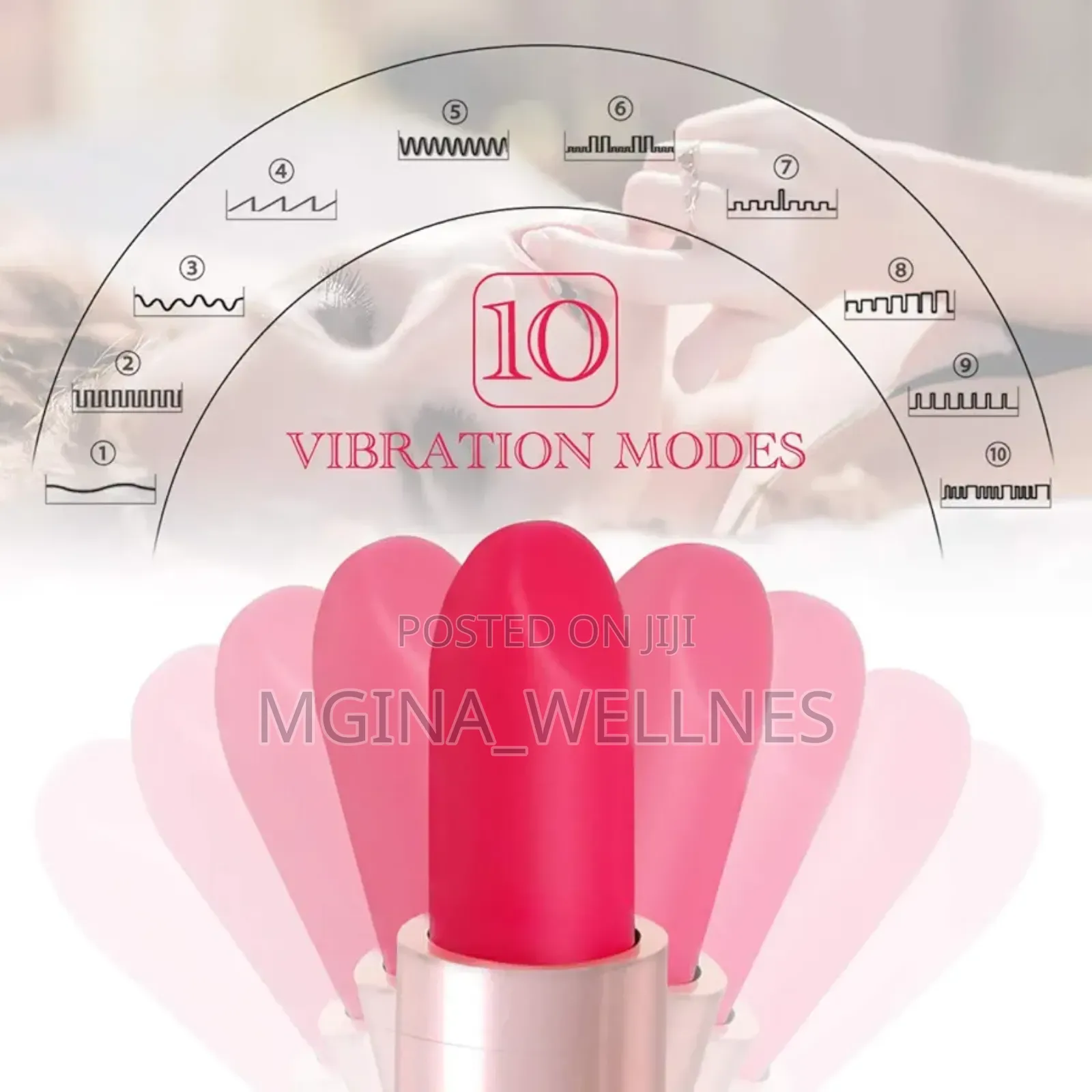 Lipstick Clitoris and Nipples Vibrator for Women