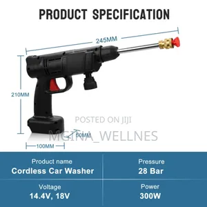 Rechargeable Pressure Washer For Car
