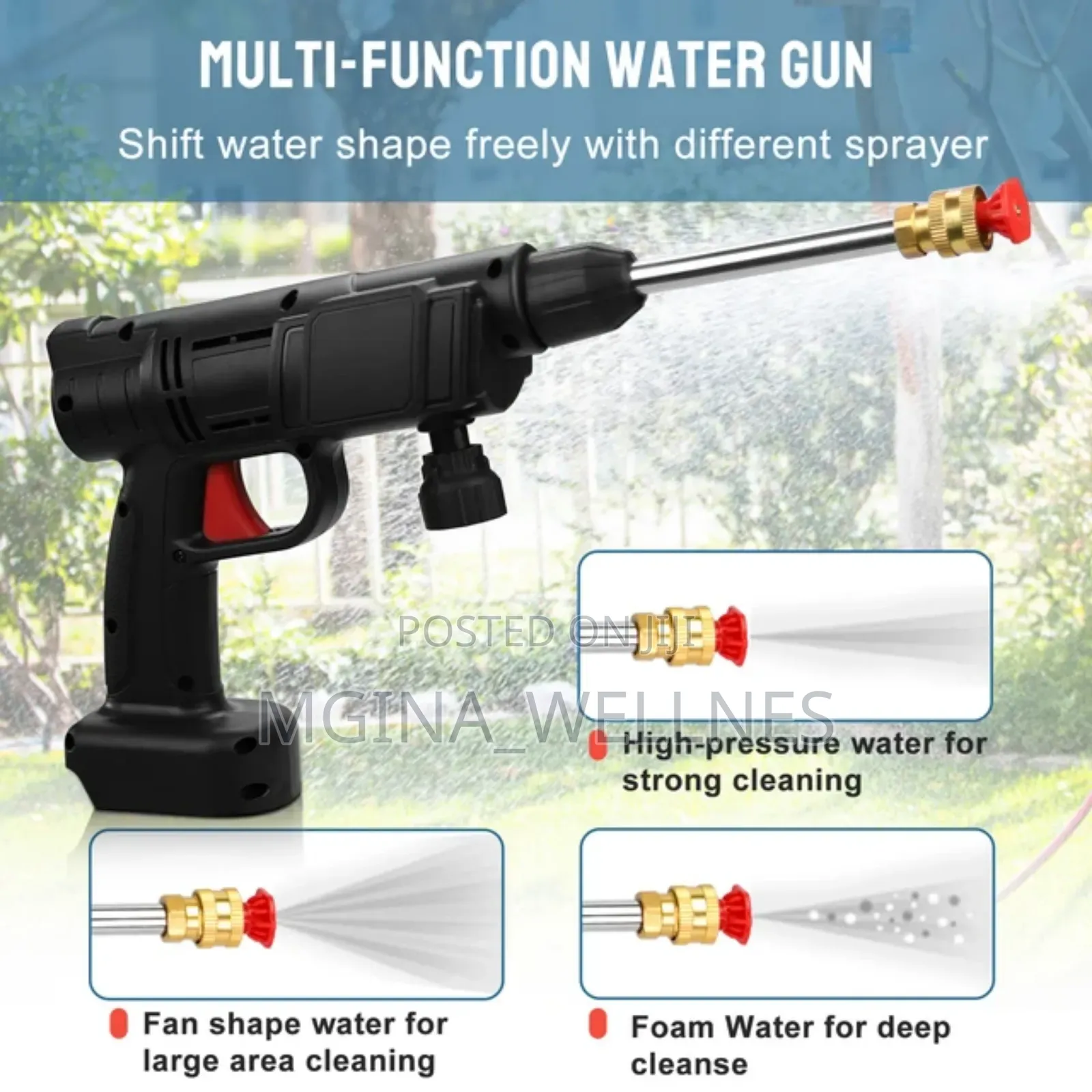 Rechargeable Pressure Washer For Car