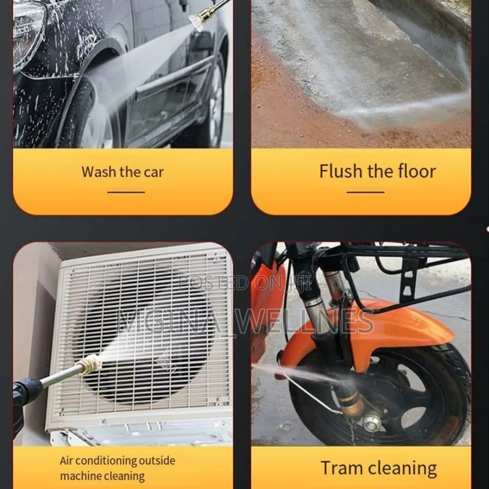 Rechargeable Pressure Washer For Car