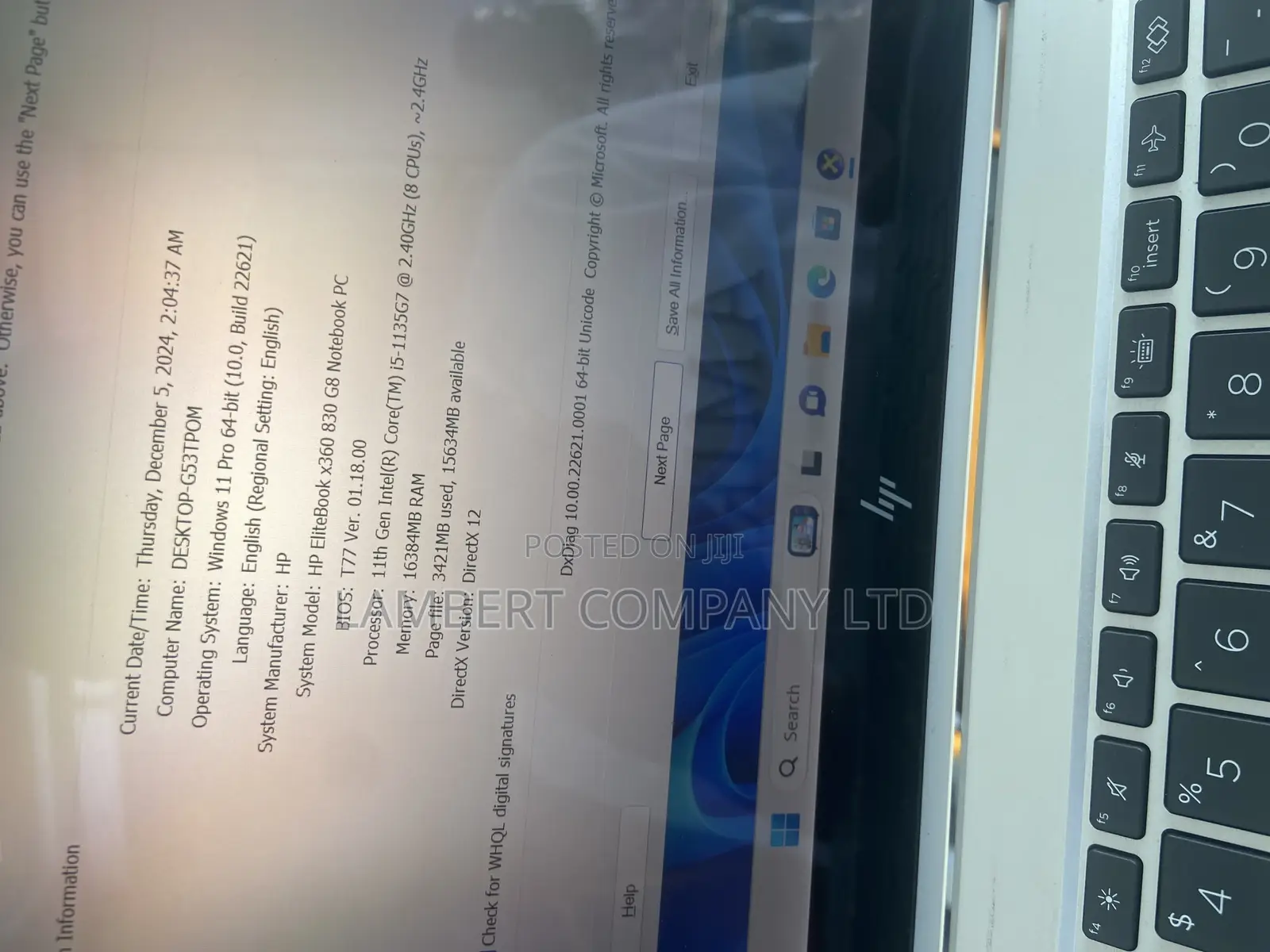 Laptop HP EliteBook 830 G8 16GB Intel Core I5 SSD 512GB