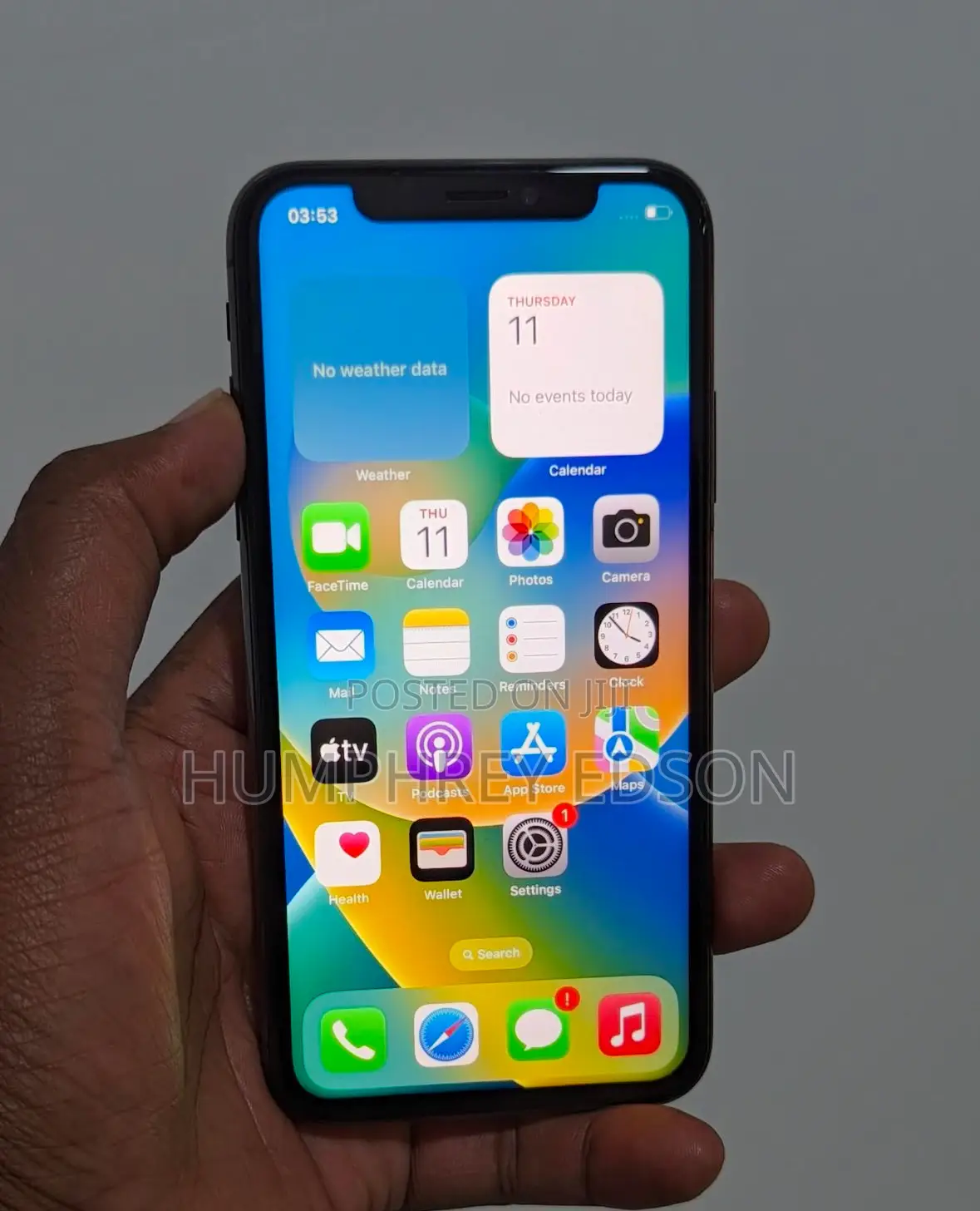 Apple iPhone X 64 GB Black