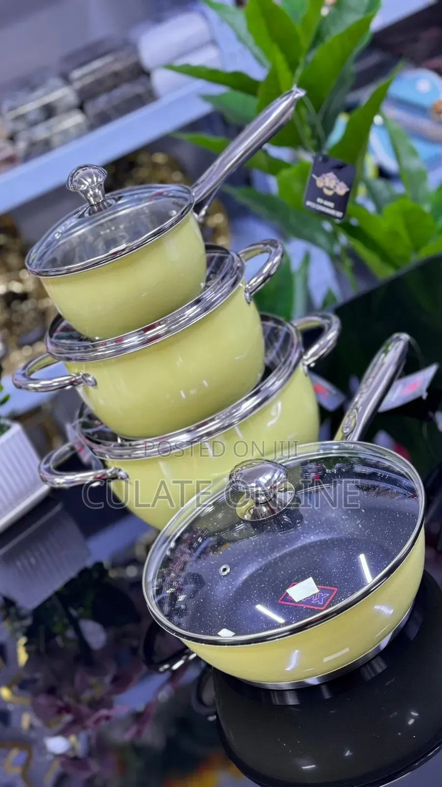4pcs Kaisavilla Stainless Steel Non-Stick Cookware Set