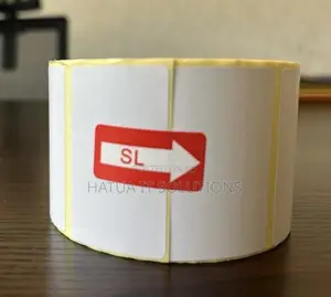 Barcode Label Stickers 50MM*25MM, 1000 Labels Per Roll