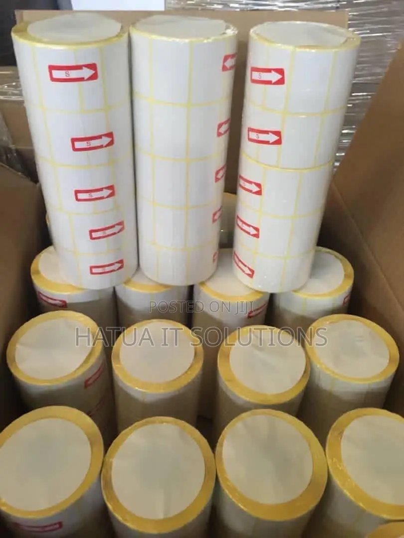 Barcode Label Stickers 50MM*25MM, 1000 Labels Per Roll