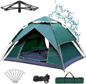Automatic Heavy Duty Tent for 4 People With 2 Doors