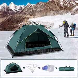 Automatic Heavy Duty Tent for 4 People With 2 Doors
