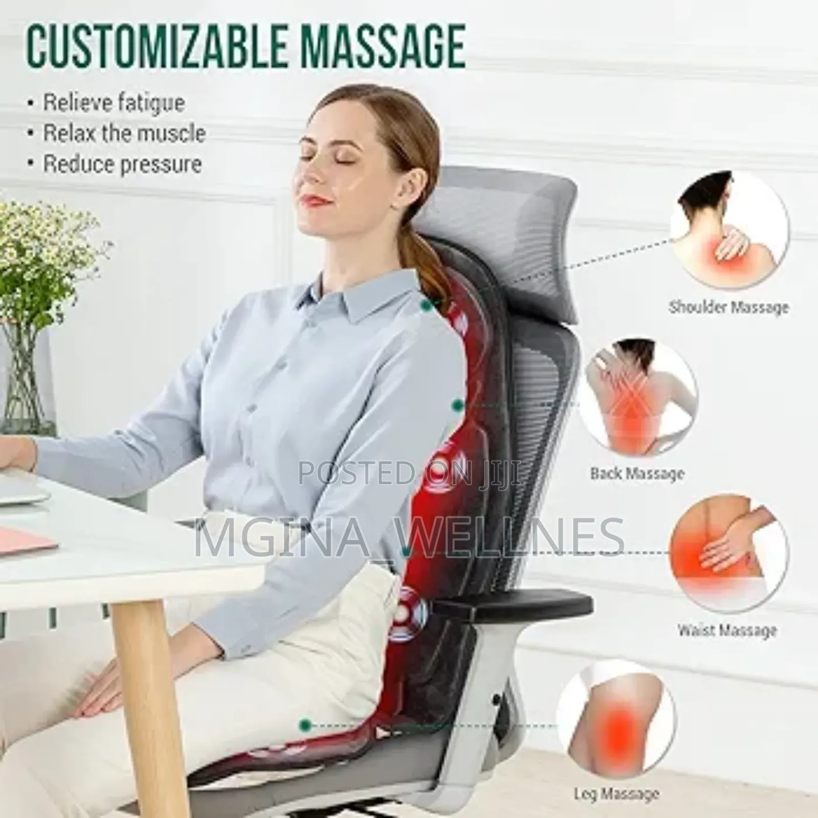 Top Seat Massager for Back,Neck Pain