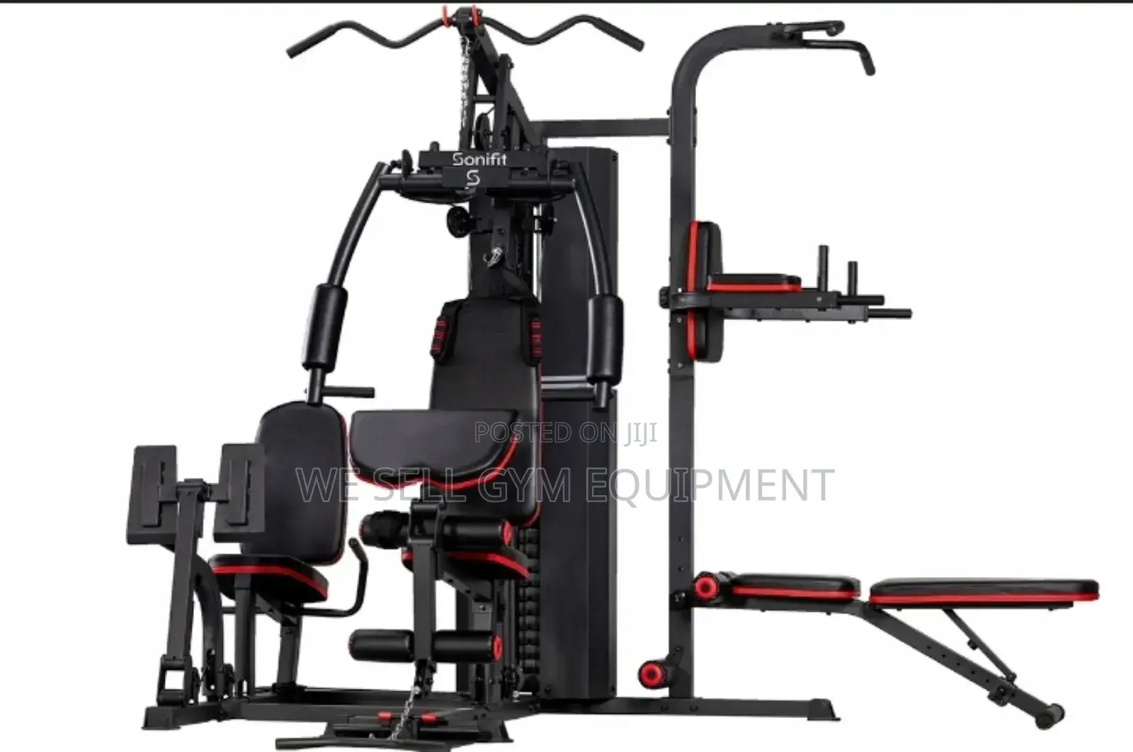 Multifunctional Gym Three Station With Leg Press