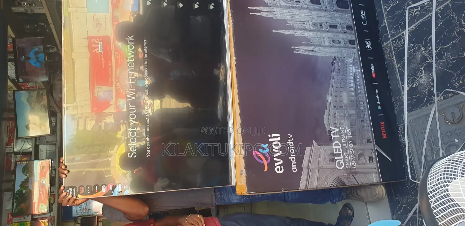 Evvoli Qled Android 4K Uhd Flameless Inch 65